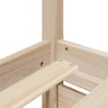 Miniatyrbilde 7 av 10: vidaXL Sengeramme uten madrass 100x200 cm heltre furu