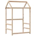 Miniatyrbilde 6 av 11: vidaXL Sengeramme med tak 100x200 cm heltre furu