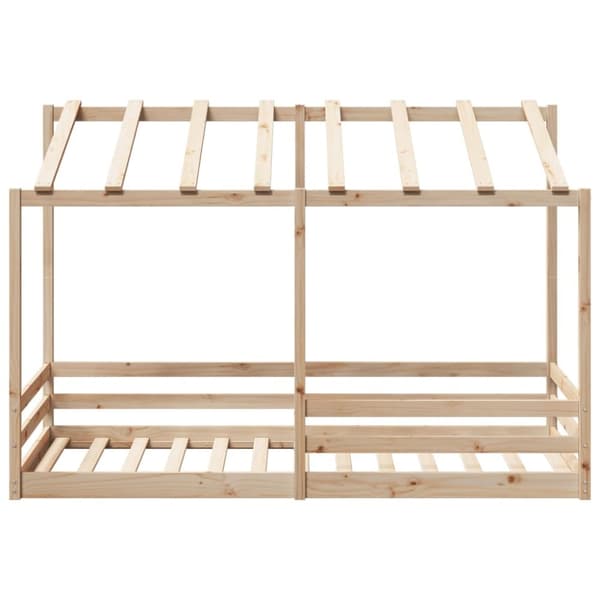 vidaXL Tak for barneseng 100x200 cm heltre furu