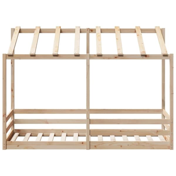 vidaXL husseng til børn 75x190 cm massivt fyrretræ
