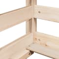 Pikkukuva 8 / 11: vidaXL Parvisänky tikkailla ja katoksella 90x190 cm täysi mänty