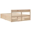 Miniatyrbilde 5 av 10: vidaXL Sengeramme uten madrass 150x200 cm heltre furu