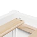 Miniatyrbillede 6 af 9: vidaXL sengeramme uden madras 120x200 cm massivt fyrretræ hvid