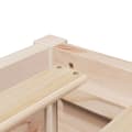 Miniatyrbilde 6 av 9: vidaXL Sengeramme uten madrass 150x200 cm heltre furu