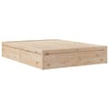 Miniatyrbilde 1 av 9: vidaXL Sengeramme uten madrass 150x200 cm heltre furu