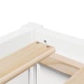 Miniatyrbilde 9 av 11: vidaXL Seng med madrass hvit 140x190 cm heltre furu