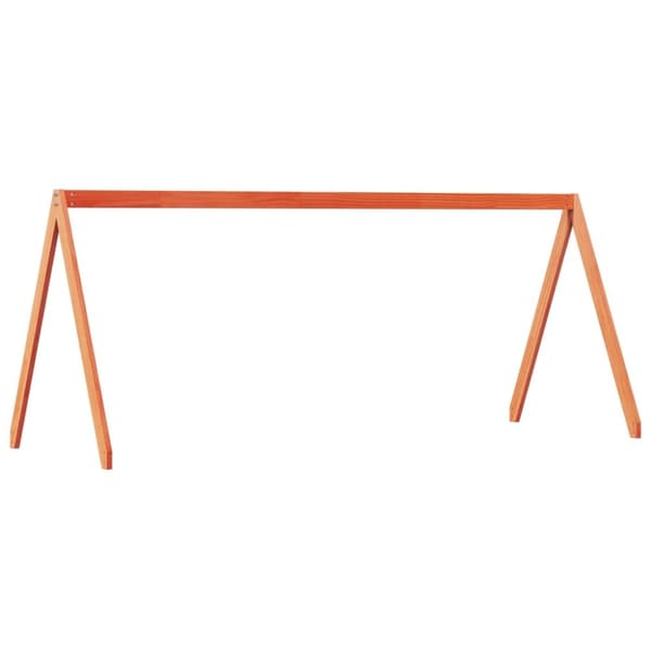 vidaXL Kerrossänky katolla vahanruskea 80x200 cm täysi mänty