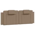 Miniatyrbillede 7 af 11: vidaXL sengeramme med LED uden madras 140x200 cm cappuccinofarvet