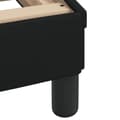 Miniatyrbillede 6 af 9: vidaXL Seng med madras 180x200 cm stof sort