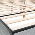 Miniatyrbilde 6 av 9: vidaXL Sengeramme grå sonoma 150x200 cm konstruert tre og metall