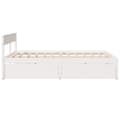 Miniatyrbilde 4 av 10: vidaXL Sengeramme uten madrass hvit 150x200 cm heltre furu