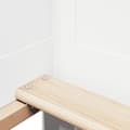 Miniatyrbilde 8 av 11: vidaXL Dagseng med tak hvit 90x190 cm heltre furu