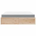 Miniatyrbilde 3 av 11: vidaXL Seng med madrass 180x200 cm heltre furu