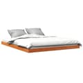 Miniatyrbilde 3 av 10: vidaXL Sengeramme brun 150x200 cm heltre furu