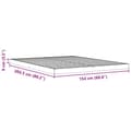 Miniatyrbilde 9 av 10: vidaXL Sengeramme brun 150x200 cm heltre furu