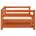Miniatyrbillede 7 af 11: vidaXL daybed med udtræk 80x200 cm massivt fyrretræ gyldenbrun