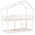 Pikkukuva 3 / 11: vidaXL Kerrossänky katolla valkoinen 90x200 cm täysi mänty