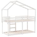 Pikkukuva 8 / 11: vidaXL Kerrossänky katolla valkoinen 90x200 cm täysi mänty