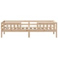 Miniatyrbilde 4 av 9: vidaXL Sengeramme uten madrass 90x200 cm heltre furu