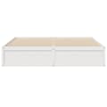 Miniatyrbilde 3 av 9: vidaXL Sengeramme uten madrass hvit 180x200 cm heltre furu