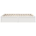 Miniatyrbilde 4 av 9: vidaXL Sengeramme uten madrass hvit 180x200 cm heltre furu