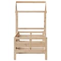 Miniatyrbilde 6 av 11: vidaXL Dagseng med tak 90x200 cm heltre furu