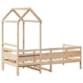 Miniatyrbilde 7 av 11: vidaXL Dagseng med tak 90x200 cm heltre furu