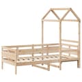 Miniatyrbilde 1 av 11: vidaXL Dagseng med tak 90x200 cm heltre furu