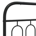 Miniatyrbilde 8 av 9: vidaXL Sengeramme i metall med hodegavl svart 107x203 cm