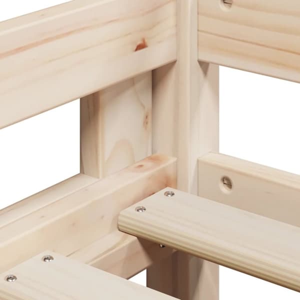 vidaXL Køyeseng uten madrass 90x190 cm heltre furu