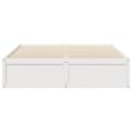 Miniatyrbilde 3 av 9: vidaXL Sengeramme uten madrass hvit 140x190 cm heltre furu