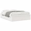 Miniatyrbilde 9 av 9: vidaXL Sengeramme uten madrass hvit 140x190 cm heltre furu