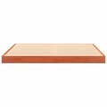 Miniatyrbilde 4 av 10: vidaXL Sengeramme brun 140x200 cm heltre furu