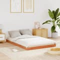 Miniatyrbilde 2 av 10: vidaXL Sengeramme brun 140x200 cm heltre furu
