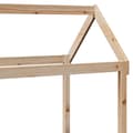 Miniatyrbillede 9 af 11: vidaXL daybed med tag 90x200 cm massivt fyrretræ