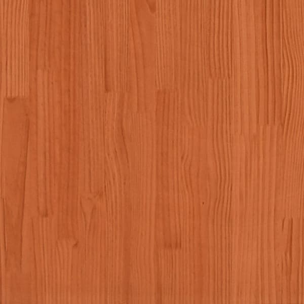 vidaXL Barneseng med tak voksbrun 80x200 cm heltre furu