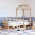 Pikkukuva 2 / 11: vidaXL Sohvasänky katoksella 90x200 cm täysi mänty