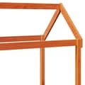 Miniatyrbilde 11 av 11: vidaXL Dagsengsett med tak voksbrun 90x200 cm heltre furu