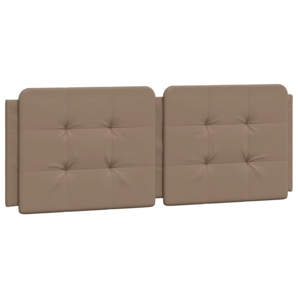 vidaXL seng 120x200 cm kunstlæder cappuccinofarvet