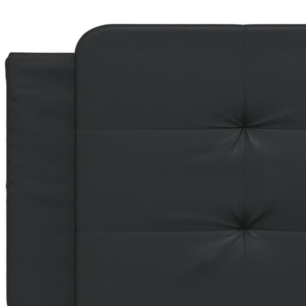 vidaXL seng 160x200 cm kunstlæder sort