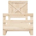 Miniatyrbilde 4 av 11: vidaXL Sengeramme med hodegavl 90x200 cm heltre furu