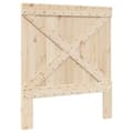 Miniatyrbilde 5 av 11: vidaXL Sengeramme med hodegavl 90x200 cm heltre furu
