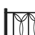 Miniatyrbillede 8 af 9: vidaXL sengeramme med sengegavl 120x200 cm metal sort