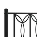 Miniatyrbillede 8 af 9: vidaXL sengeramme med sengegavl 80x200 cm metal sort