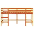 Miniatyrbilde 5 av 11: vidaXL Køyeseng for barn med stige voksbrun 90x190 cm heltre furu