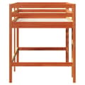 Miniatyrbilde 6 av 11: vidaXL Køyeseng for barn med stige voksbrun 90x190 cm heltre furu