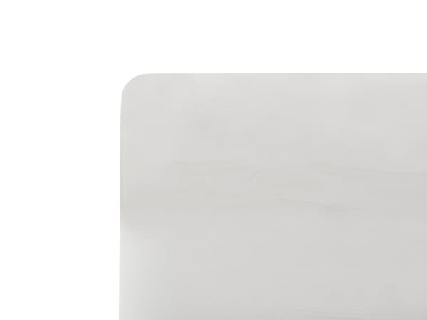 Sängram Vit Tall Trä Enkel Storlek 90 x 200 cm Spjälgavel Minimalist