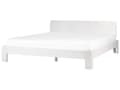 Miniatyrbillede 1 af 11: Seng Hvid Træ 180 x 200 cm Moderne Dobbeltseng med Sengegavl To Mands Lav Sengeramme Minimalistisk Design Træseng
