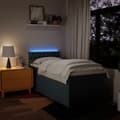 Miniatyrbillede 6 af 11: vidaXL kontinentalseng med madras 90x200 cm stof blå