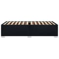Miniatyrbillede 6 af 10: vidaXL sengeramme 100x200 cm stof sort
